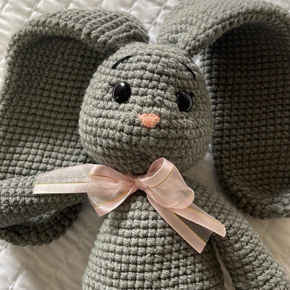 13” Bunny Doll Handmade Crochet 🧶 - Picture 4 of 6